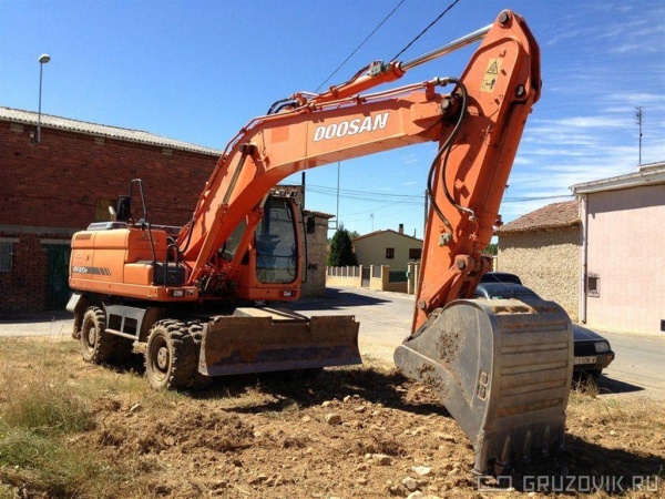 Колесный экскаватор Doosan DX210WA от официального представителя завода в РФ