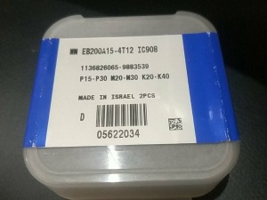 Фреза Iscar Multi-Master мм EB200A15-4T12 IC908