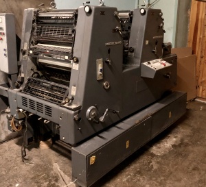 Печатная машина HEIDELBERG GTOZP 36х52 см (с переворотом)