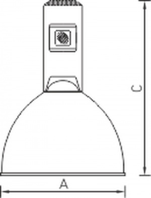 Светильники для высоких пролетов HBA AL 250 IP65