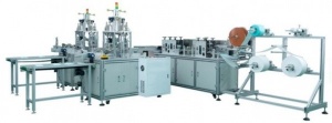 Автоматическая линия по производству медицинских масок с двумя линиями размотки в Huiwan