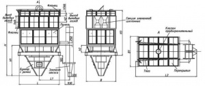 Батарейный циклон БЦ-512-4-(8х12)