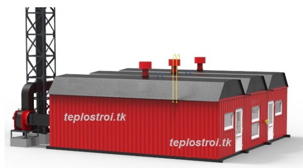 Транспортабельная котельная установка ТКУ-В-3,2 (3,2 МВт)