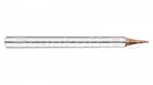 Микрофреза спиральная 35° двухзаходная с покрытием AlTiN DJTOL KS2MLX0.8