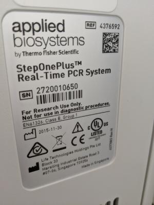 Амплификатор StepOne Plus Real-Time (ПЦР система 96 лунок, 4 канала детекции)