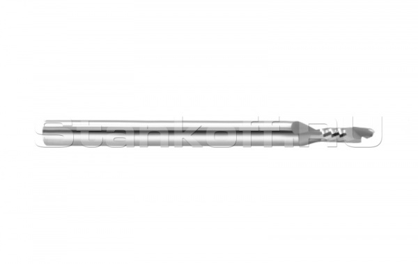 Спиральная однозаходная компрессионная фреза K1FLX3.210