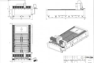 Лазерный станок OR F3015 1000W IPG