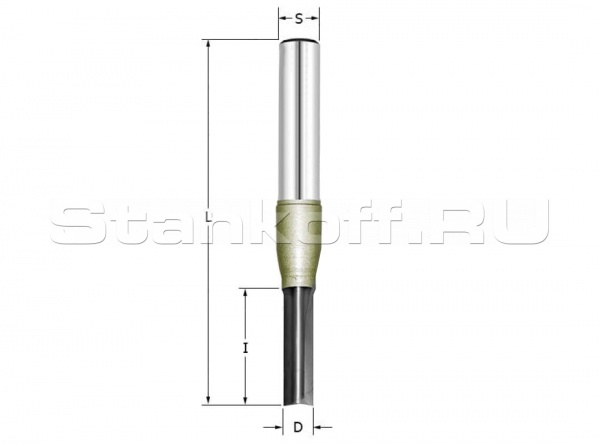 Фреза пазовая монолитная Z=2 S=8x32 D=4x12x50 ARDEN 107343