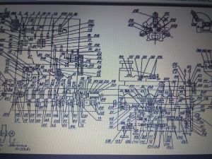Запчасти на станок дип500, 1М65