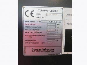 Вертикальный токарный станок с ЧПУ Doosan Puma VT-750