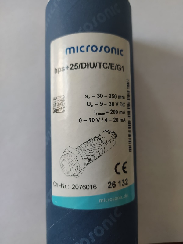 Ультразвуковой датчик Microsonic hps+25