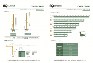 Башенный кран BQ GHT7032-16
