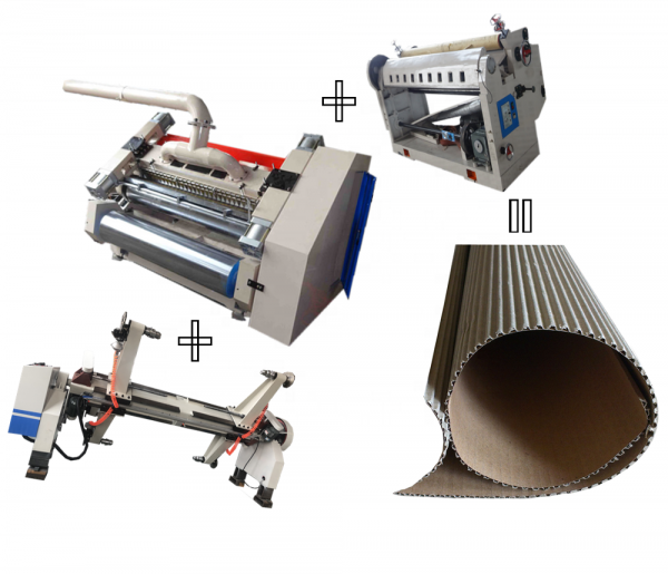 Оборудование для производства одностороннего гофрированного картона