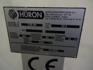 Обрабатывающий центр с ЧПУ HURON - CX5 VMC 450 x 350 x 300 mm 6392 = Mach4metal