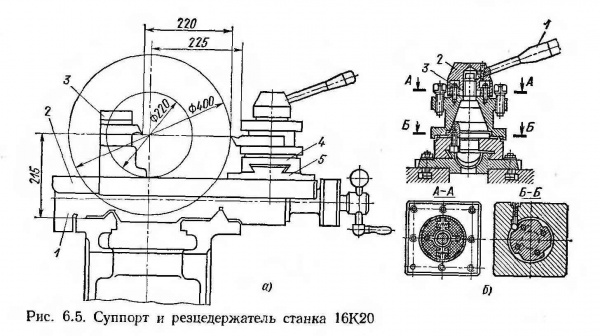 Нижняя часть суппорта 163.04.021А