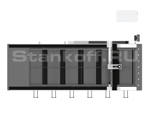 Оптоволоконный лазерный станок для резки металла XTC-2060W/6000 Raycus