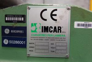 Вальц /4-х Валковый листогиб.пресс IMCAR - 4RH 100 4/1 гидравл. 6434 = Mach4metal