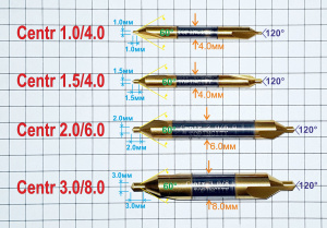 Сверло центровочное твёрдосплавное премиум класса