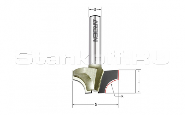 Фреза радиусная Z2 180209-6