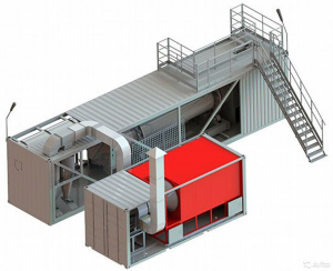 Печь термической утилизации отходов (сжигание), термодеструкционная установка ТДУ Фактор-2000 ЖДТ