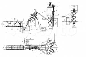 Бетонный завод HZS30 (HZS25)