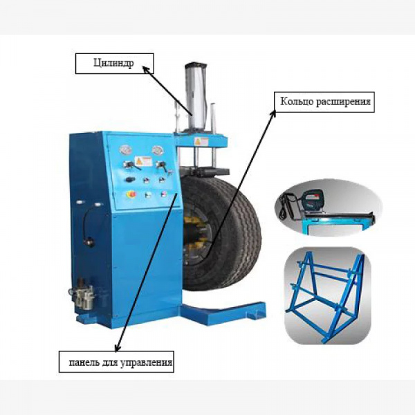 2021 год Надувное устройство для прижатия протектора шин