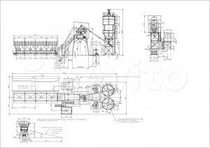 Бетонный завод HZS60 (HZS50)