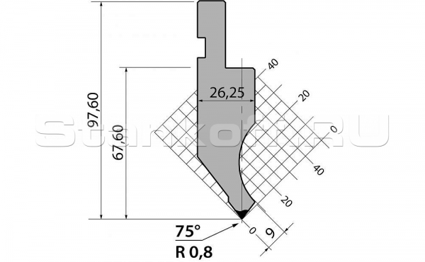 Пуансон P.97.75.R08.415