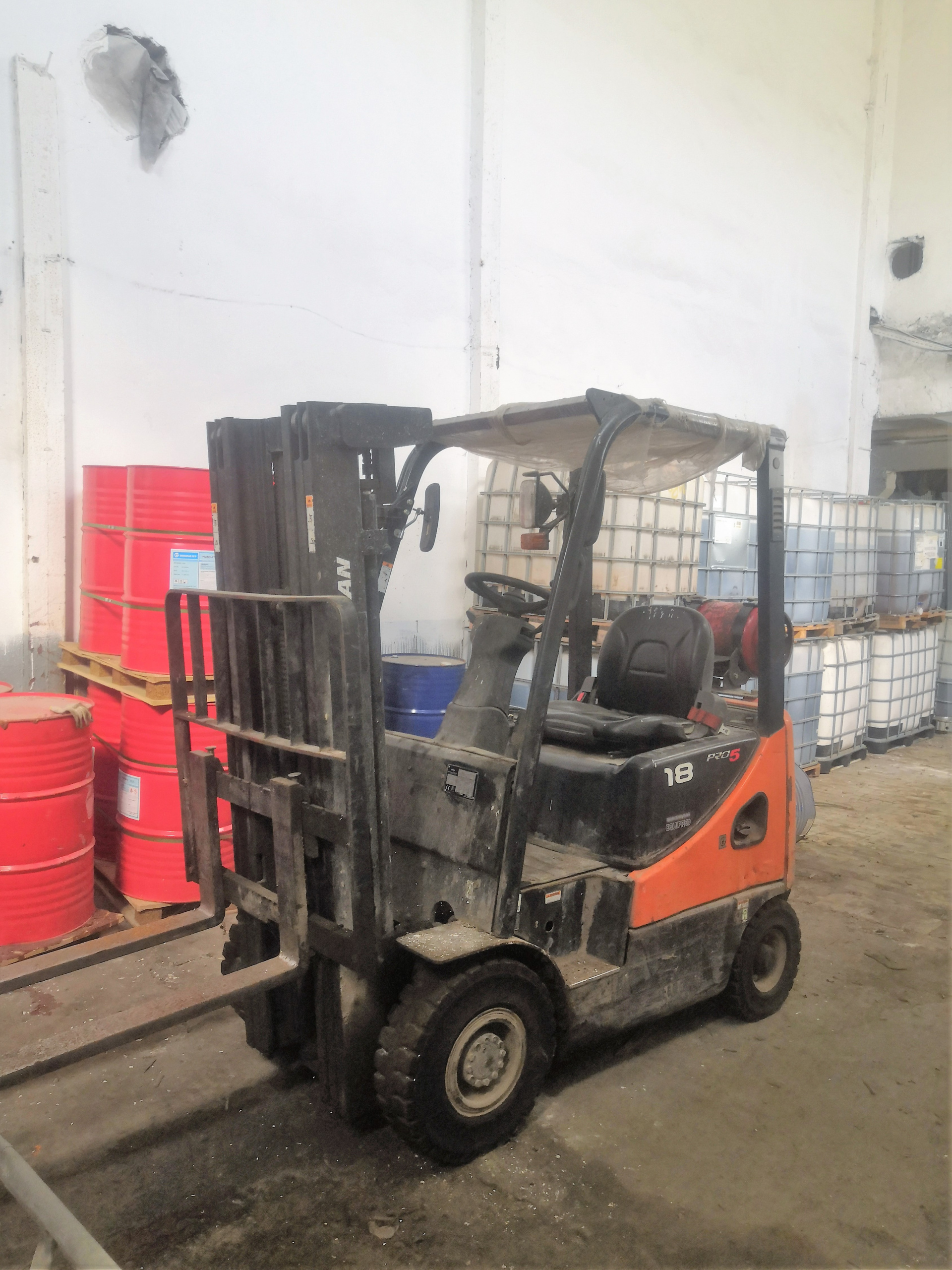 Газбензиновый погрузчик Doosan G18S-5, 2013 г - Биржа оборудования ProСтанки