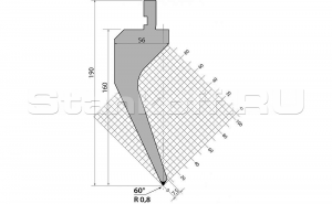 Пуансон R1 классический P.190.60.R08.805s