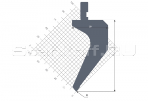 Пуансон STP 047 75 R0.8 835 s