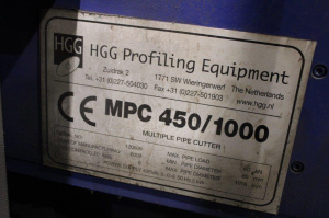 Плазменный трубонарезной станок HGG - MPC 450 – 1000 6808 = Mach4metal