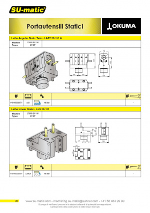 Резцедержатель для Okuma LT2000