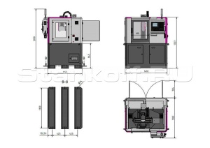 Фрезерный станок с ЧПУ OPTImill F 3Pro