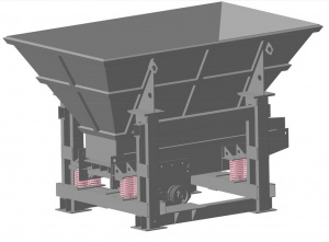 Питатель вибрационный АПВ-08 (агрегат, на металлоконструкции)
