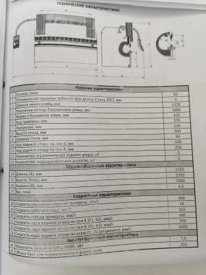 Листогибочный пресс с ЧПУ ERMAKSAN SPEED BEND PRO 1270-60 2019 года выпуска