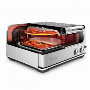 Печь для выпечки пиццы Sage SPZ820BSS4EEU1 The Pizzaiolo oven пицца мейкер, выпечка как в дровяной печи