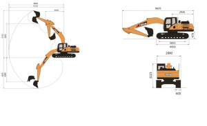 Экскаватор Yuchai YC230-9