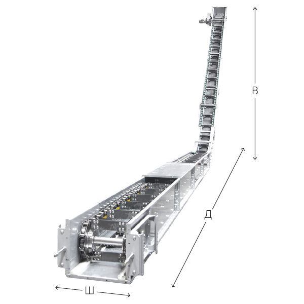 Транспортер цепной, КЦ-С-2Ц-200(ОЦ)Г-6