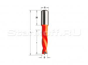 Сверло Delta-Tools присадочное глухое 5*10*70 mm Левое