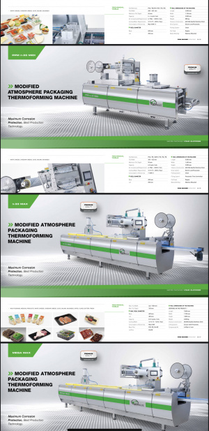 Термоформовочные упаковочные машины собственного производства