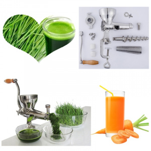 Соковыжималка ручная шнековая AKITAJP wheatgrass juicer manual SS сок витграсс из трав, зелени, ростков пшеницы, домашняя механическая