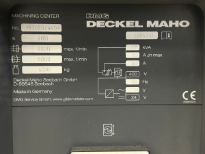 5-ти осевой обрабатывающий центр DMG MORI - DMU50eco 7426 Mach4metal