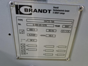 Кромкооблицовочный станок Homag brandt ktd 720