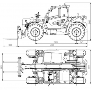 Телескопический погрузчик XCMG XC6-3007K