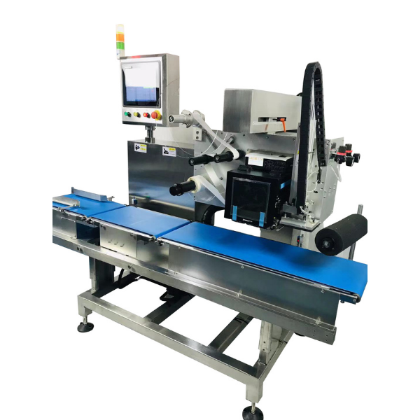 Автоматическая высокоскоростная комбинированная машина для контрольного взвешивания, маркировки и печати (все в одном)