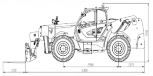 Телескопический погрузчик XCMG XC6-3514К