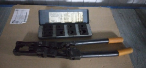 Пресс механический рмп-22 для опрессовки кабеля