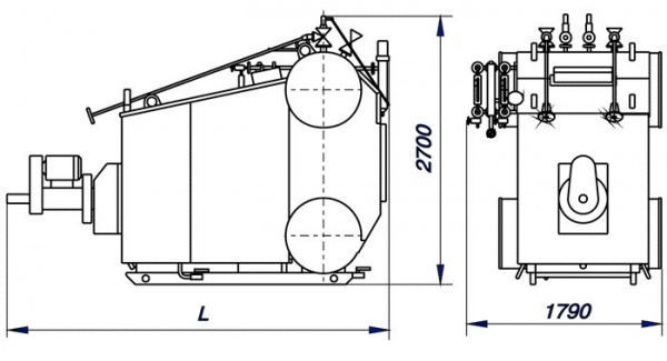 котел паровой Е1-09ГМ