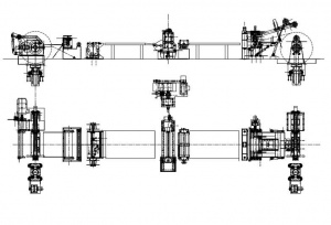 Линия продольной резки руллонного металла